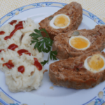 roll with meat and eggs by Zuzana Grnja