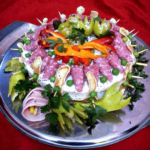Tarta de cumpleaños salada - Kristina Gaspar - Recetas y Libro de cocina online