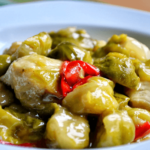 chicken with Brussels sprouts Javorka Filipovic png