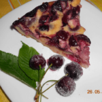 glazed pie with cherries Sladjana Bokic recipes and cookbook online