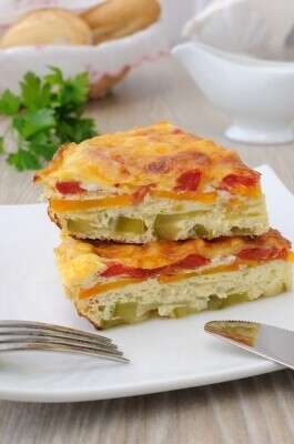 Omlet sa slatkim paprikama - Ručak na brzinu - Recepti i Kuvar online