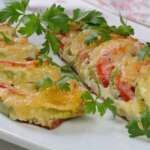Zucchini with cheese and sausage - Recipes and Cookbook online