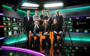 Télévision scientifique serbe - une partie de l'équipe