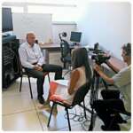 La télévision scientifique serbe visite la société Linkom-PC doo