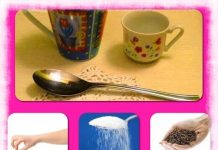 Merenje bez vage uz pomoć kašike