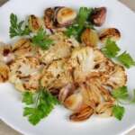 Cavolfiore grigliato con aglio e parmigiano - Ricette e ricettario online