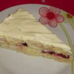 Ванильный бисквитный торт с вишней - Елена Николич - Рецепты и кулинарная книга онлайн