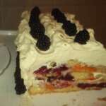 Summer cake with blackberries and apricots - Snezana Knežević - Recipes and Cookbook online