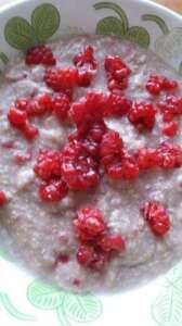 Oatmeal with raspberries - Ana Vuletić - Recipes and Cookbook online
