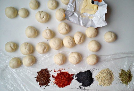 Boules colorées (pain et pâtisseries) - Kristina Gašpar - Recettes et livre de recettes en ligne