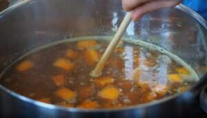 Zuppa calda di spicchi per le giornate fredde - schermata di stampa di BKTVnews