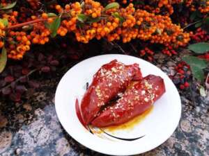 Dry peppers stuffed with walnuts - Dijana Popović - Recipes and Cookbook online