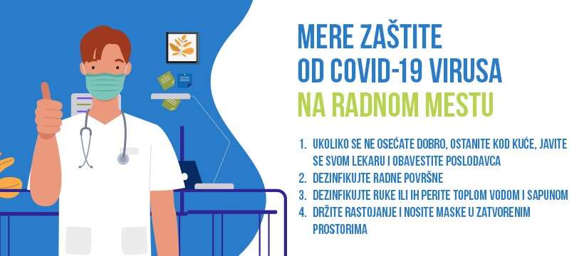 Comment se protéger du virus corona au travail ? (VIDÉO) - photo Bureau de l'OMS en Serbie