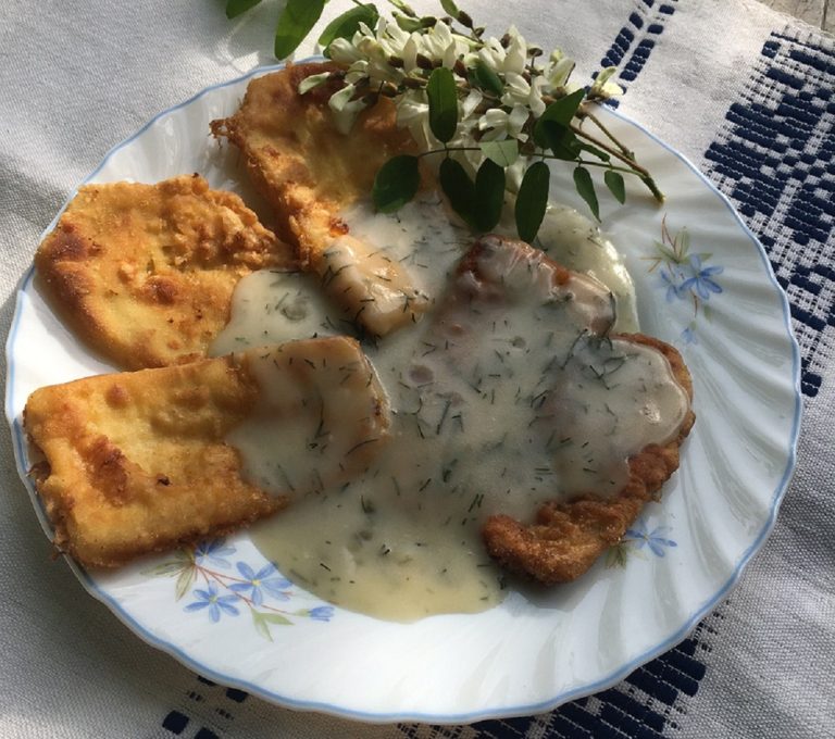 Pohovane tikvice sa sosom od mirođije